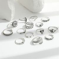 Casual Solid Color Alloy Women's Open Rings main image 4