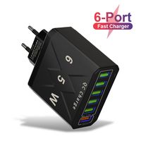 65w Fast Charging Mobile Phone Charger 3.1a Type-c Pd 3usb Multi-port Travel Charger Charging Plug sku image 7