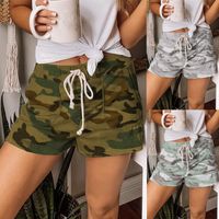 Femmes Du Quotidien Décontractée Camouflage Shorts Pantalons Décontractés main image 1