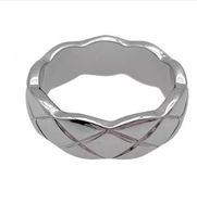 Retro Streetwear Einfarbig Linge Titanium Stahl Überzogene Ringe 1 Stück sku image 1