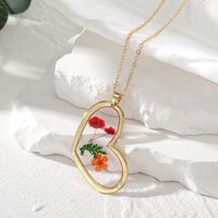 Einfacher Stil Blume Harz Großhandel Halskette Mit Anhänger sku image 5