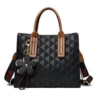 Women's Medium All Seasons Pu Leather Elegant Classic Style Tote Bag main image 1