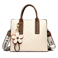 Women's Medium All Seasons Pu Leather Elegant Classic Style Handbag sku image 1