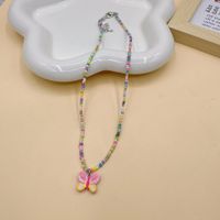 Lady Animal Seed Bead Wholesale Pendant Necklace sku image 3