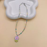 Lady Animal Seed Bead Wholesale Pendant Necklace sku image 10