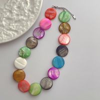 Casual Vacation Round Shell Women's Necklace main image 5