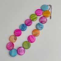 Casual Vacation Round Shell Women's Necklace main image 6