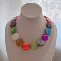 Casual Vacation Round Shell Women's Necklace main image 3