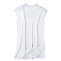 Women's Vest Tank Tops Hollow Out Casual Solid Color main image 3