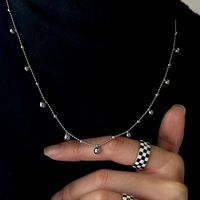 Elegant Einfacher Stil Quadrat Birne Sterling Silber Überzug Frau Armbänder Halskette main image 5