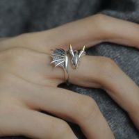 Simple Style Animal Copper Plating Silver Plated Open Rings main image 4