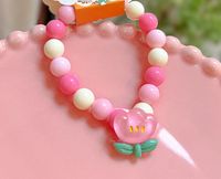 Wholesale Jewelry Cute Flower Mushroom Duck Arylic Beaded Bracelets sku image 4
