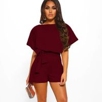 Women's Daily Street Casual Solid Color Shorts Rompers main image 6