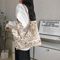 Bolso Bandolera Básico De Lona Para Mujer Mediano Todas Las Estaciones sku image 1