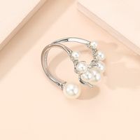Wholesale Jewelry Elegant Geometric Alloy Gold Plated Criss Cross Open Rings main image 3