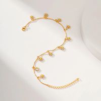 Cute Flower Alloy Plating Women's Bracelets Necklace sku image 4