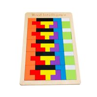 Puzzles Toddler(3-6years) Color Block Wood Toys main image 5
