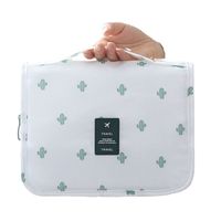 حقيبة أدوات الزينة من قماش أكسفورد بتصميم غير رسمي حقيبة مكياج سعة كبيرة main image 3