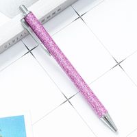 Pressing Pen Multi-color Metal Ball Point Pen Press Type Cute Color Pressing Pen sku image 26