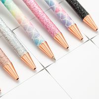 قلم ضغط متعدد-قلم حبر كروي معدني ملون ، قلم ضغط من النوع اللطيف اللون main image 3