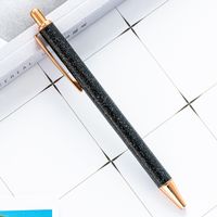 Pressing Pen Multi-color Metal Ball Point Pen Press Type Cute Color Pressing Pen sku image 5