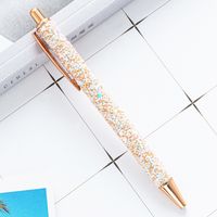 Pressing Pen Multi-color Metal Ball Point Pen Press Type Cute Color Pressing Pen sku image 30