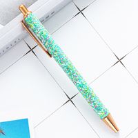 Pressing Pen Multi-color Metal Ball Point Pen Press Type Cute Color Pressing Pen sku image 34