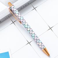 Pressing Pen Multi-color Metal Ball Point Pen Press Type Cute Color Pressing Pen sku image 20