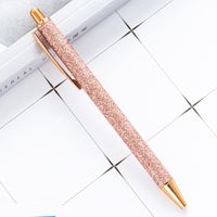 Pressing Pen Multi-color Metal Ball Point Pen Press Type Cute Color Pressing Pen sku image 1