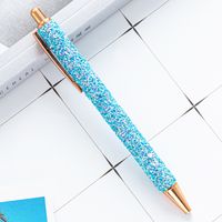 Pressing Pen Multi-color Metal Ball Point Pen Press Type Cute Color Pressing Pen sku image 33