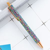 Pressing Pen Multi-color Metal Ball Point Pen Press Type Cute Color Pressing Pen sku image 37