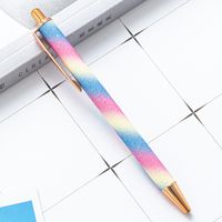 Pressing Pen Multi-color Metal Ball Point Pen Press Type Cute Color Pressing Pen sku image 15