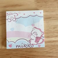 Cute Kitten Sticky Notes Pink Sticky Note Ins Style Good-looking Stickers sku image 4