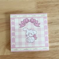 Cute Kitten Sticky Notes Pink Sticky Note Ins Style Good-looking Stickers sku image 2
