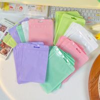 Cute Solid Color Plastic Jewelry Bag Gift Bag main image 6
