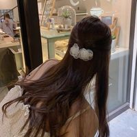 Pastoral Flower Gauze Hair Clip Hair Tie main image 3