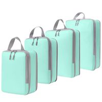 Décontractée Couleur Unie Matériel De Treillis De Diamant De Polyester Voyage Sacs sku image 4