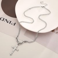 Simple Style Solid Color Stainless Steel Titanium Steel Plating Gold Plated Women's Necklace main image 6