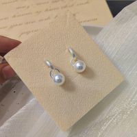 Fashion Irregular Heart Shape Alloy Artificial Pearls Women's Drop Earrings Ear Studs 1 Pair sku image 28