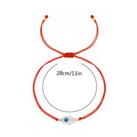 Wholesale Jewelry Retro Devil's Eye Palm Glass Rope Beaded Bracelets main image 2