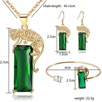 Simple Style Square Alloy Iron Inlay Glass Women's Bangle Earrings Necklace main image 3