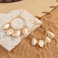 1 Paire Vacances Coquille Coquille Boucles D'oreilles sku image 1