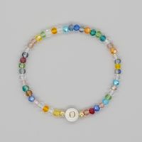 Hawaiian Beach Sweet Letter Artificial Crystal Shell Beaded Women's Bracelets sku image 15