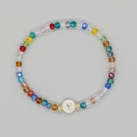 Hawaiian Beach Sweet Letter Artificial Crystal Shell Beaded Women's Bracelets sku image 25