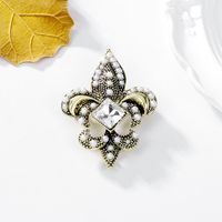 Retro Anchor Alloy Inlay Artificial Pearls Unisex Brooches main image 2