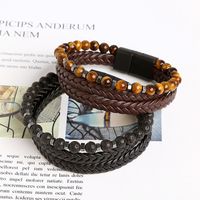 Classical Solid Color Alloy Handmade Men'S Bangle main image 5