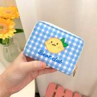 Women's Cartoon Pu Leather Zipper Card Holders sku image 4