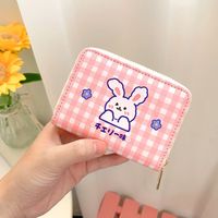 Women's Cartoon Pu Leather Zipper Card Holders sku image 1