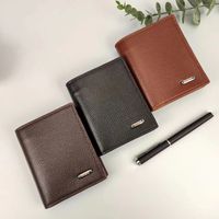 Men's Solid Color Pu Leather Open Wallets main image 1