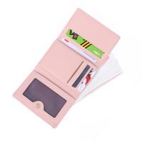 Unisex Solid Color Pu Leather Flip Cover Wallets main image 5